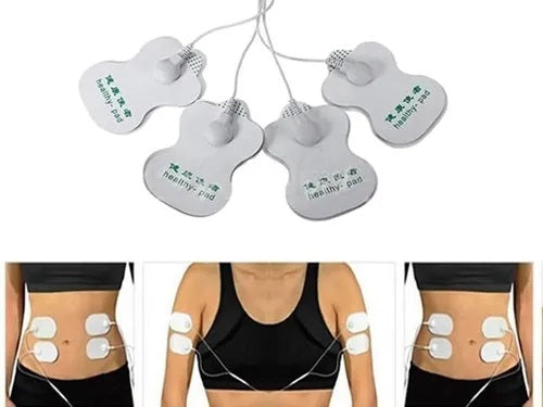 Electro Estimulador + 4 Parches Digital Ondas Tens