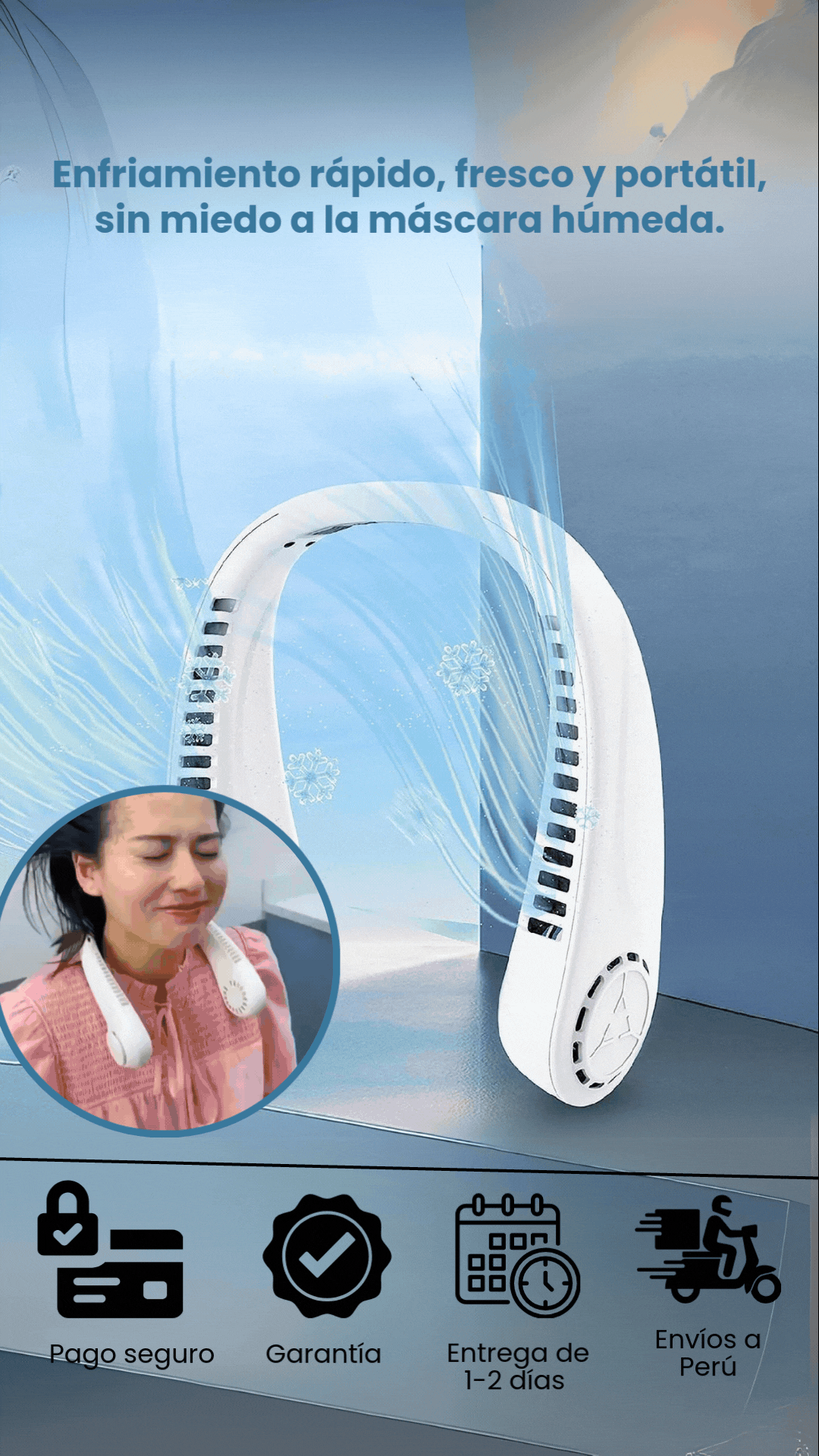 NUEVO VENTILADOR DE CUELLO PORTATIL 2025  PRO