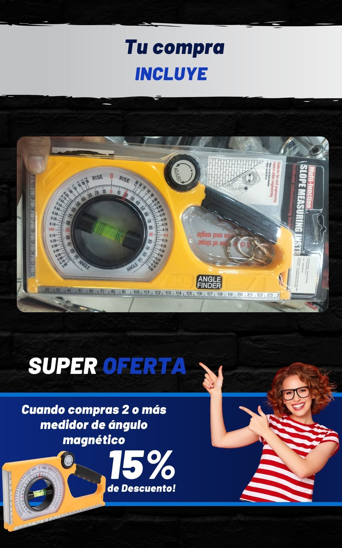 NUEVO NIVELADOR DE ANGULO MAGNETICO