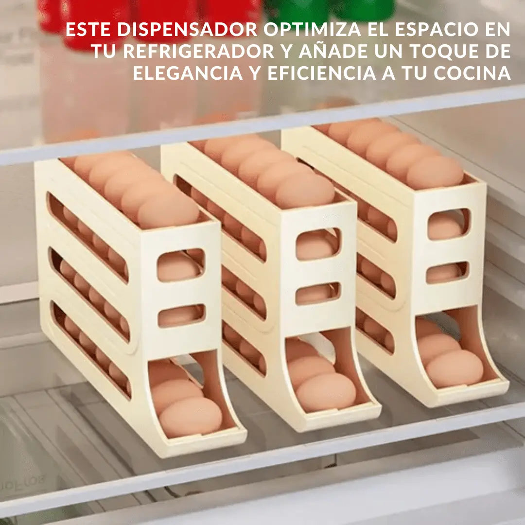 🔥NUEVO DISPENSADOR DE HUEVOS PRO  DE 4 BASES🔥 +🎁 1 CINTA DE DOBLE CONTACTO DE REGALO🎁