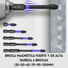 Brocas de destornillador magnéticas, antideslizantes, a prueba de golpes, Phillips, de impacto