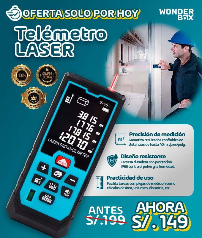 NUEVO TELÉMETRO LÁSER DE ALTA PRESICIÓN  PRO 2024